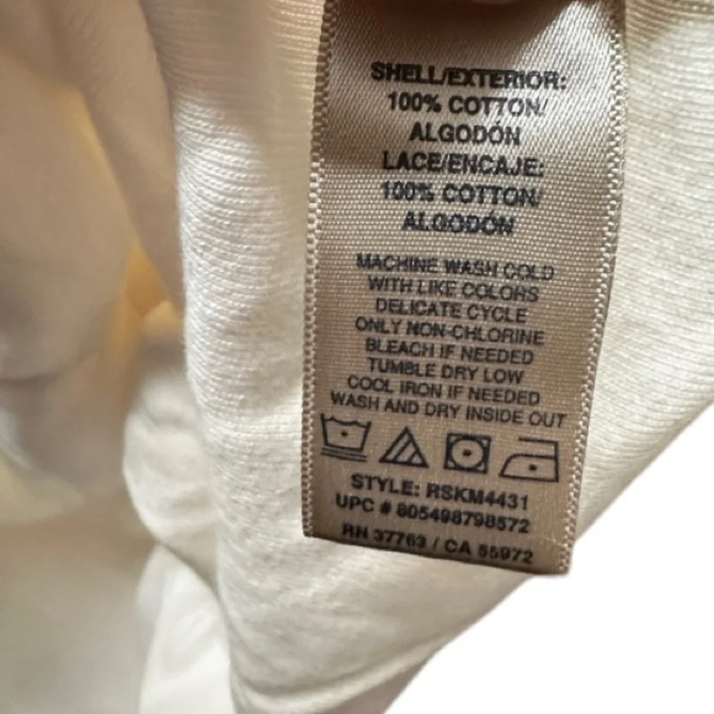 Rafaella White Cotton‎ Top - Picture 6 of 6